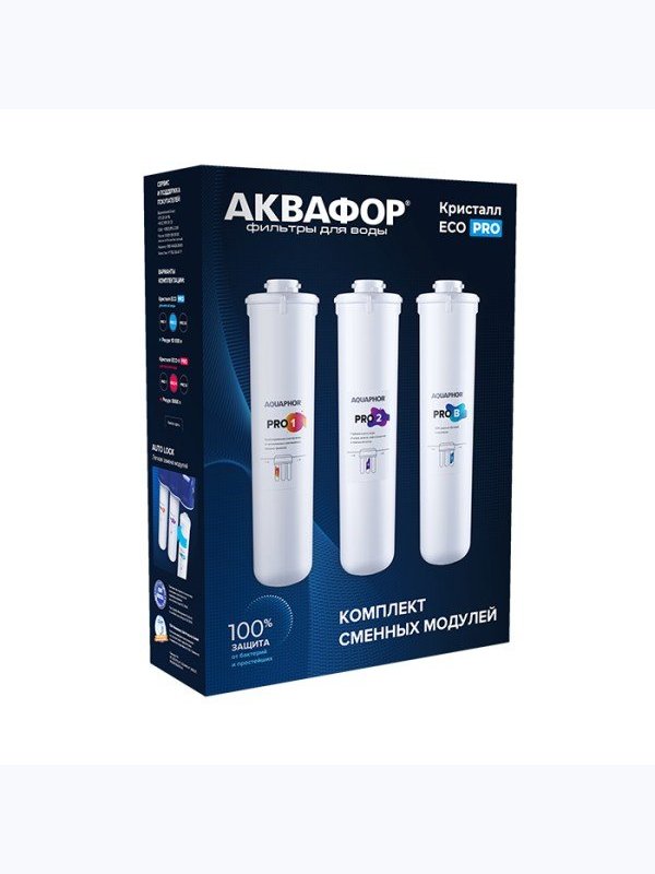 Комплект сменных модулей для Аквафор ECO H Pro