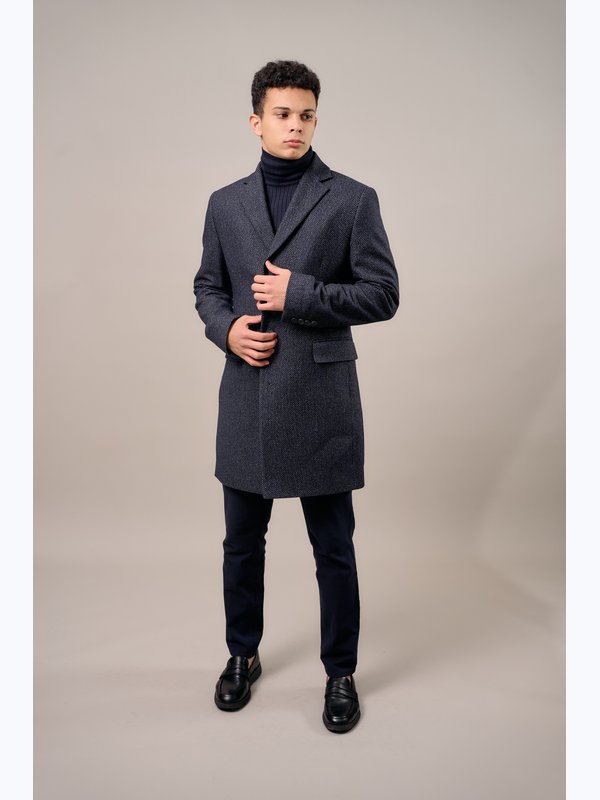 Пальто мужское 5053 MS GARDES DK NAVY