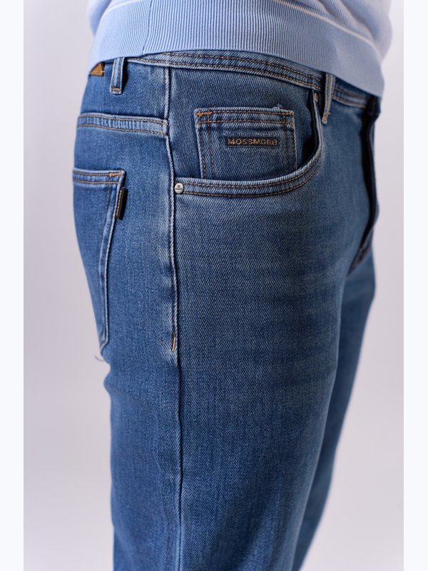 Джинсы мужские FDN1102-D3 DARK-BLUE