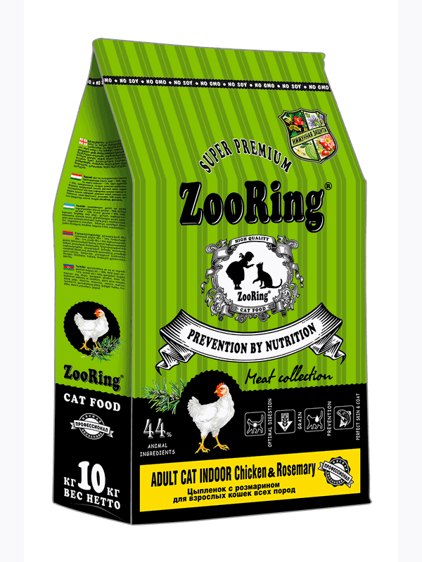 ADULT CAT INDOOR CHICKEN&ROSEMARY Цыпленок с розмарином от 400 гр