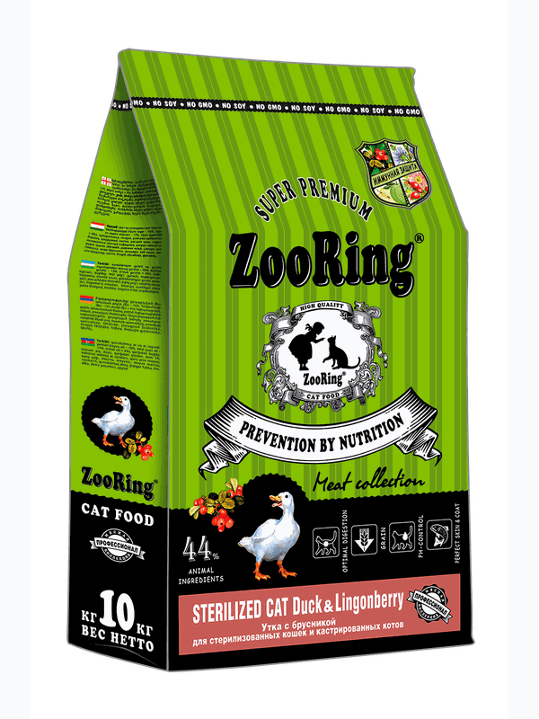 STERILIZED CAT DUCK&LINGONBERRY Утка с брусникой