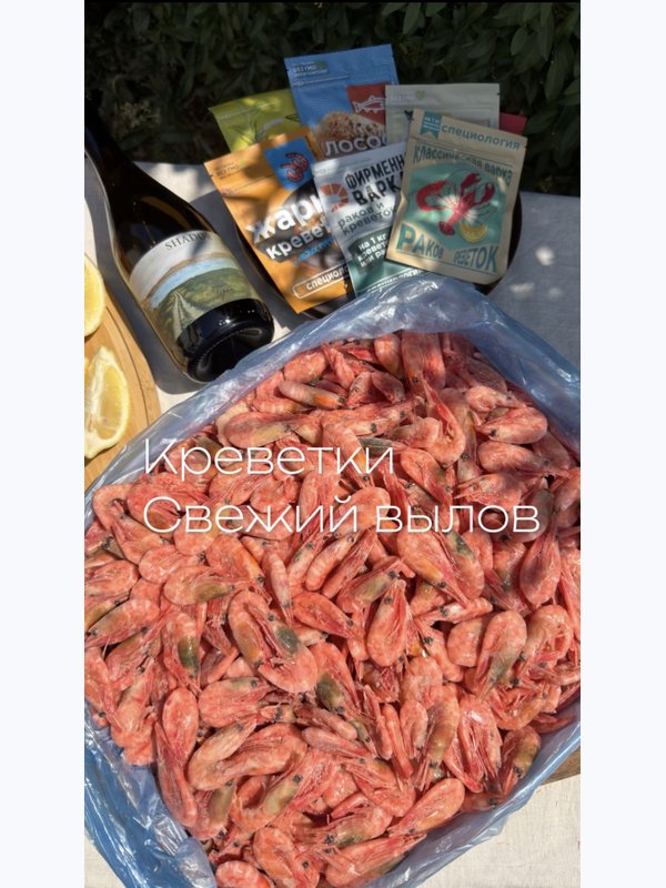 СЕВЕРНЫЕ КРЕВЕТКИ 150+, 5КГ