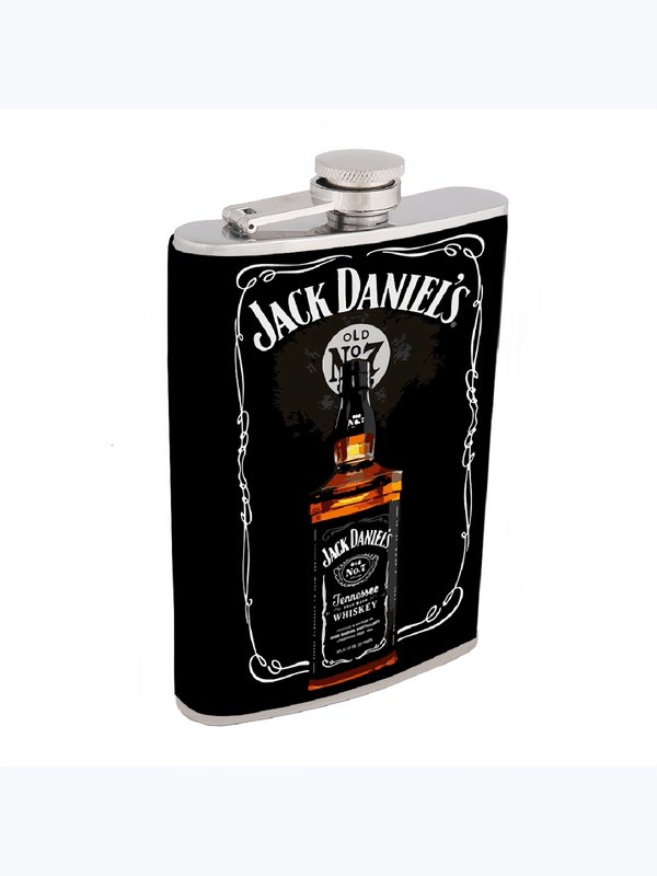 Фляга с 4 стаканами и лейкой Jack Daniel's 210 мл