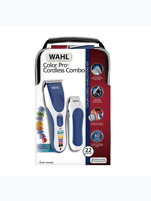 Набор Color Pro Cordless Combo Беспроводная машинка + триммер Wahl (США)