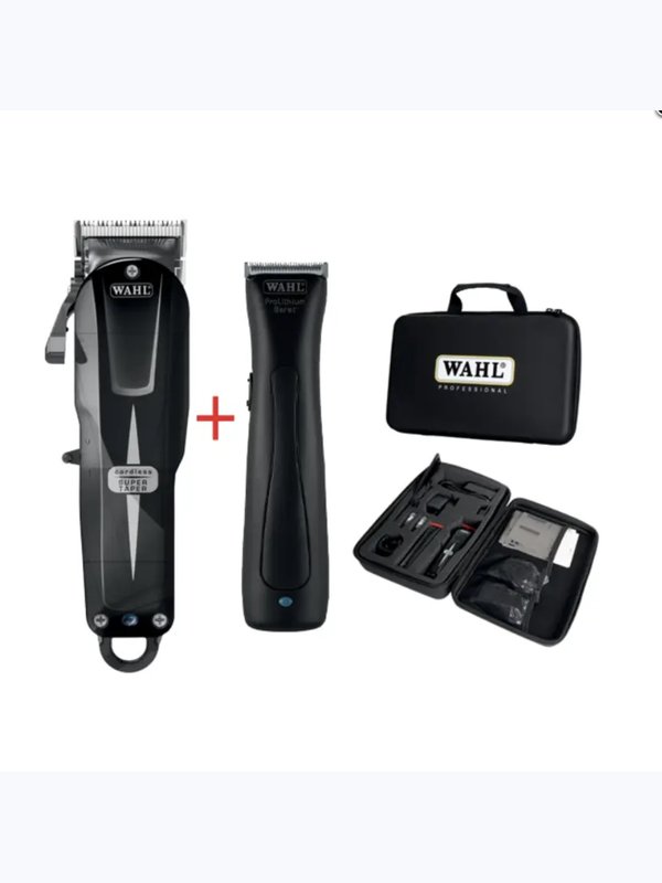 Набор машинок в кейсе Wahl Cordless Combo: Super Taper Cordless & Beret WHAL - США