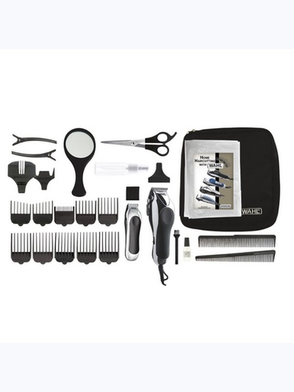 Набор Deluxe Chrom Pro Машинка для стрижки + триммер Wahl (США)