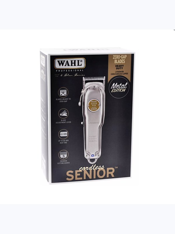 Машинка для стрижки беспроводная Senior Cordless Metal Edition 5*