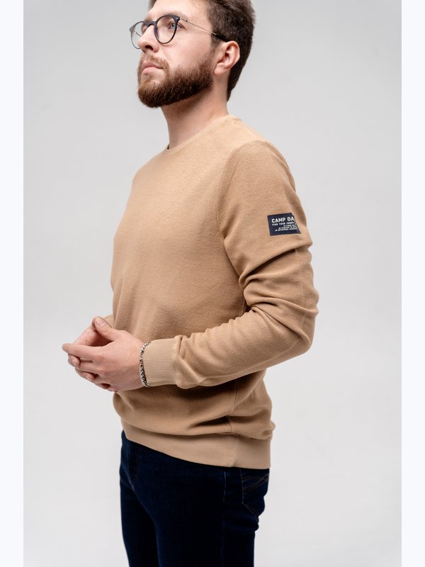 Джемпер мужской Camp David CW2408-3425-21 цвет BRO0149 (tan)