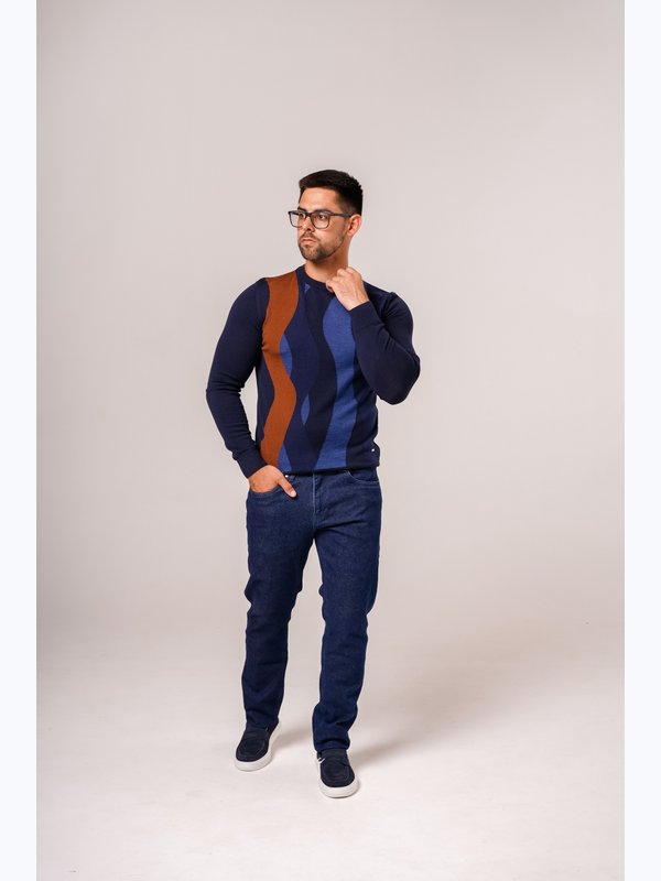 Джемпер мужской ENRICO CERINI 244004 Navy