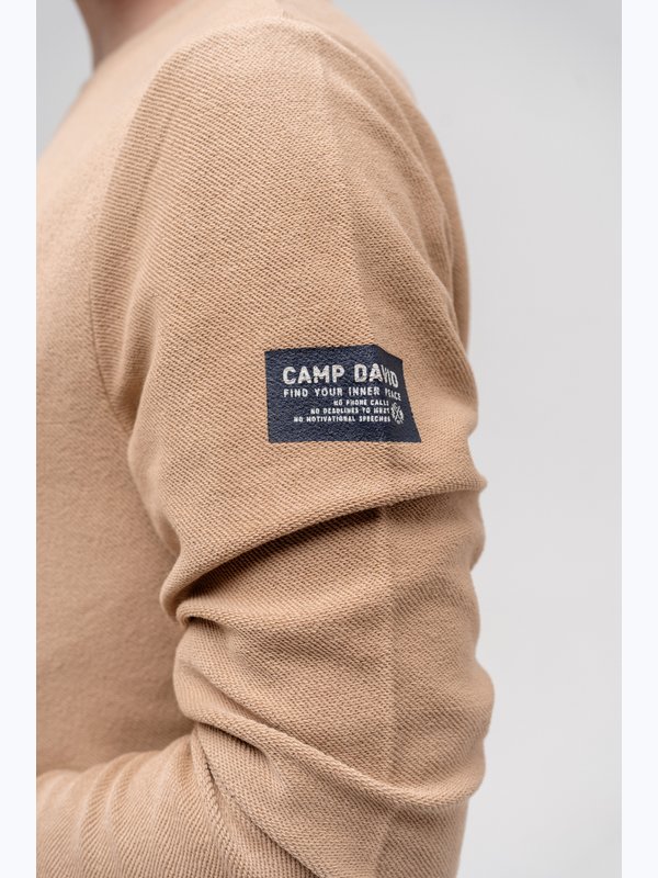 Джемпер мужской Camp David CW2408-3425-21 цвет BRO0149 (tan)