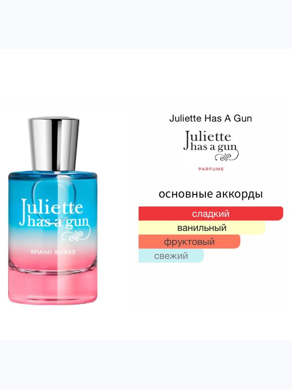 Juliette Has a Gun Miami Shake для женщин Парфюмерная вода