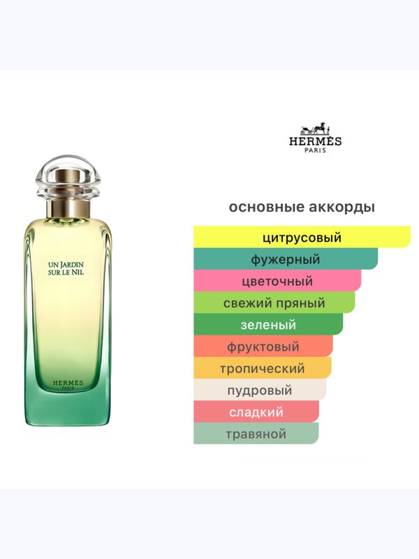 Hermes Un Jardin Sur Le Nil унисекс Туалетная вода