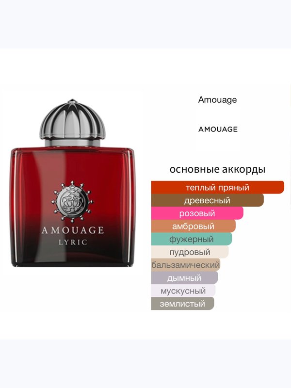Amouage Lyric Woman для женщин Парфюмерная вода