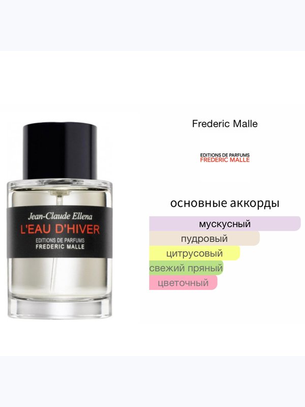 Frederic Malle L'Eau d'Hiver унисекс Туалетная вода
