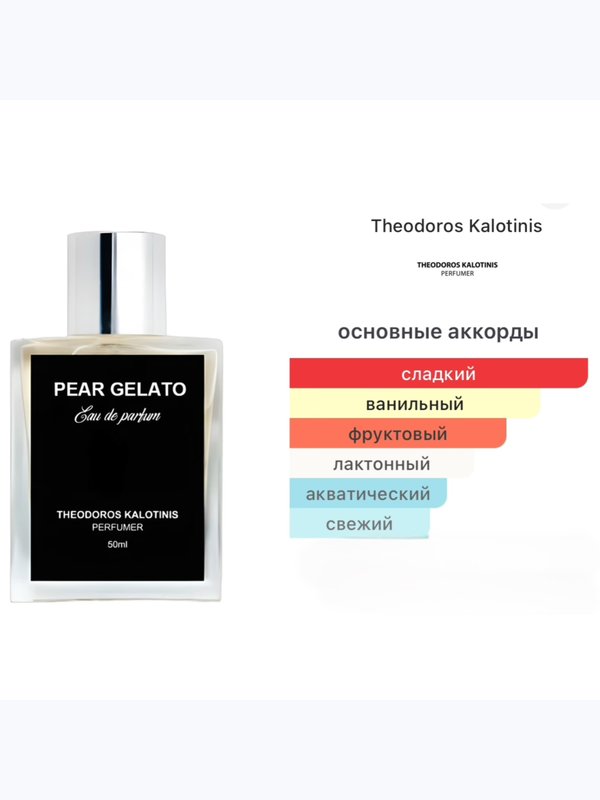 Theodoros Kalotinis Pear Gelato унисекс Парфюмерная вода