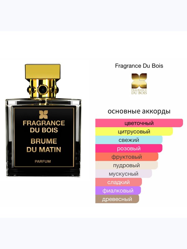 Fragrance du Bois Brume Du Matin унисекс Духи