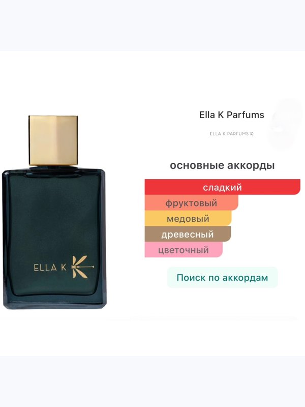 Ella K Myrrh унисекс Парфюмерная вода