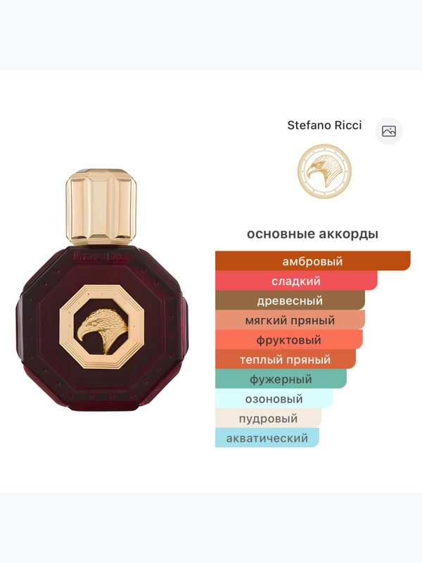 Stefano Ricci Royal Eagle Red для мужчин Парфюмерная вода