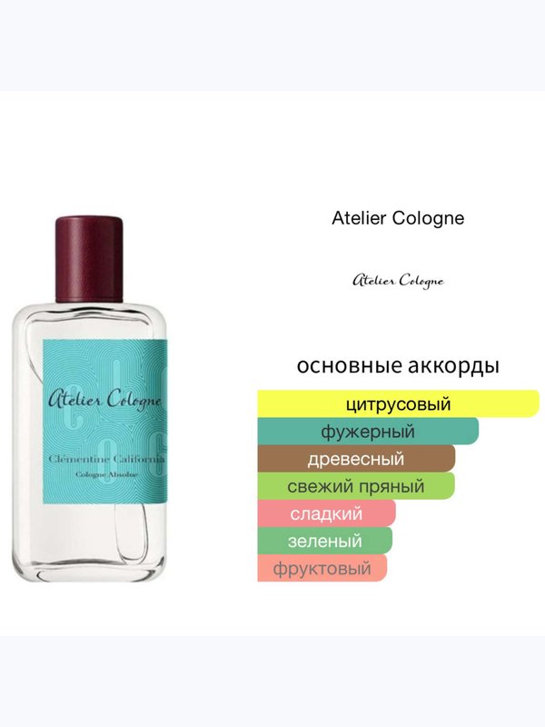 Atelier Cologne Clementine California унисекс Одеколон