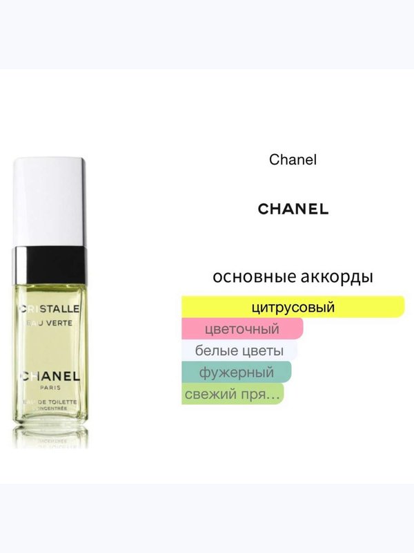 Chanel Cristalle Eau Verte для женщин Туалетная вода