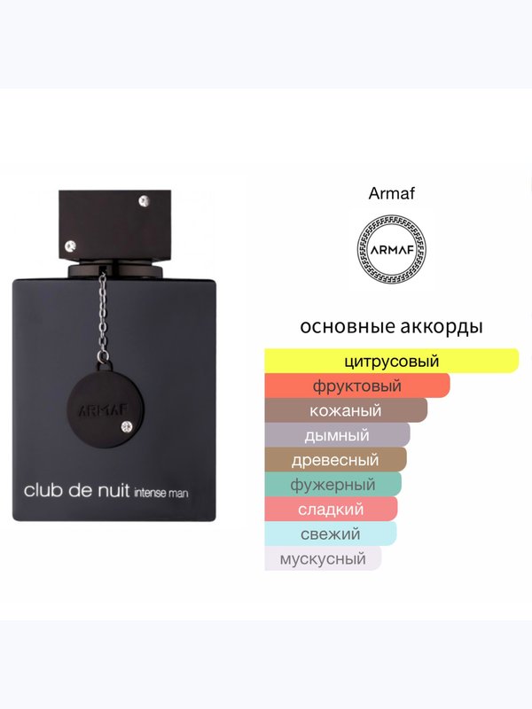 Armaf Club de Nuit Intense Men для мужчин Туалетная вода