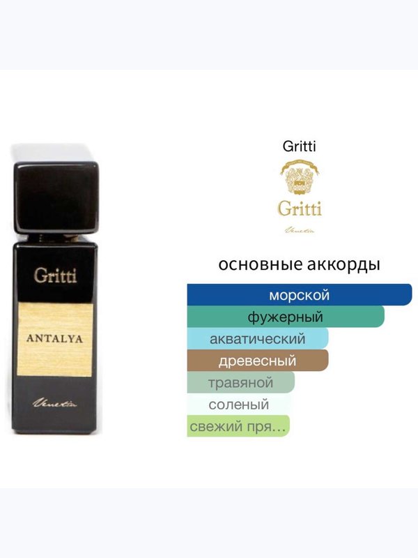 Gritti Antalia унисекс Парфюмерная вода