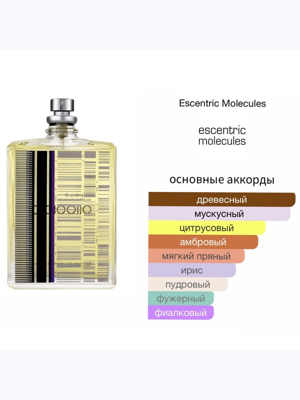 Escentric Molecules Escentric 01 унисекс Туалетная вода