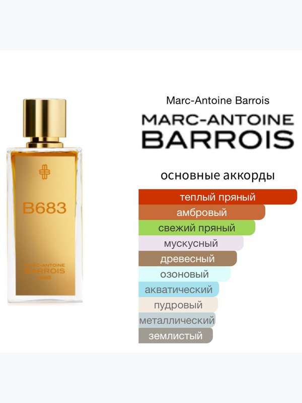 Marc-Antoine Barrois B683 для мужчин Парфюмерная вода