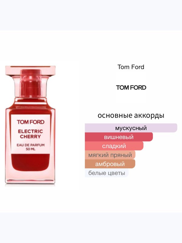 Tom Ford Electric Cherry унисекс Парфюмерная вода