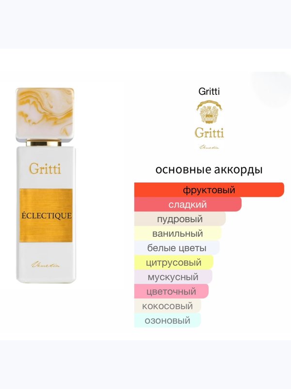 Gritti Eclectique для женщин Парфюмерная вода