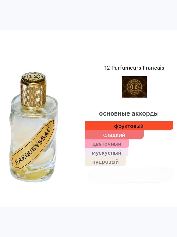 12 Parfumeurs Francais Marqueyssac для женщин Духи