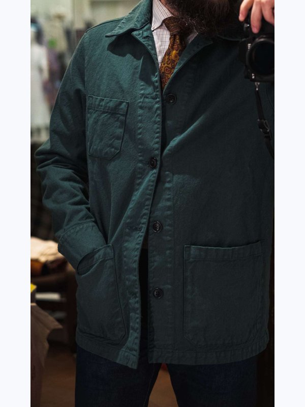 French Work Jacket | PLNB Jeans | TALLER Pine