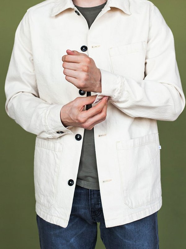 French Work Jacket | PLNB Jeans | TALLER Ecru