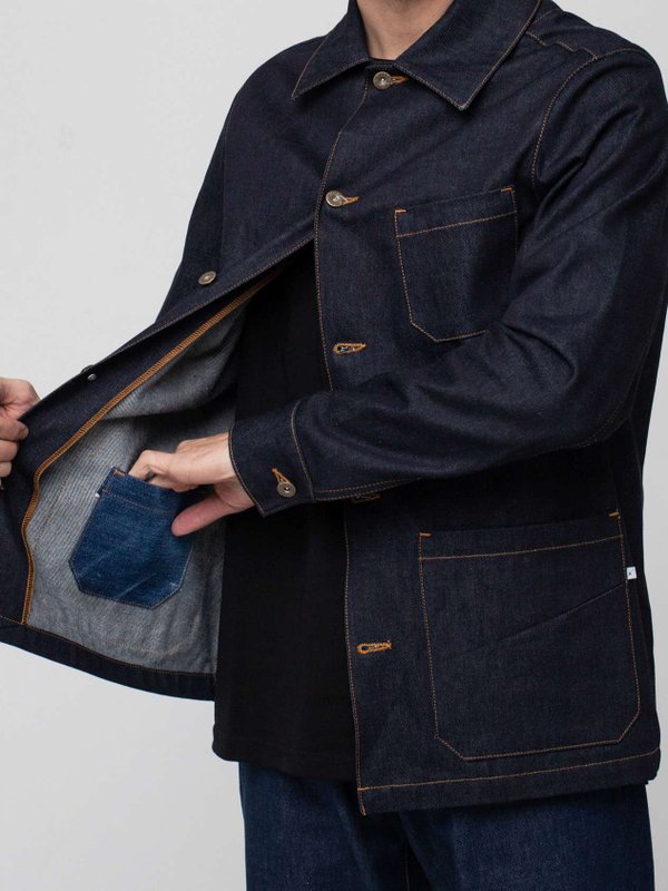 French Work Jacket | PLNB Jeans | TALLER Indigo Dry