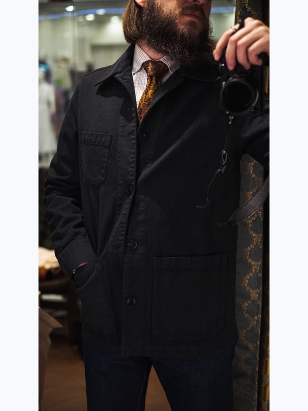 French Work Jacket | PLNB Jeans | TALLER Coal