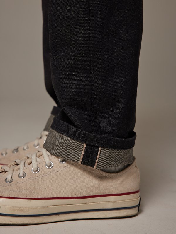 PLNB Jeans M333 Black Dry Hempy Selvedge