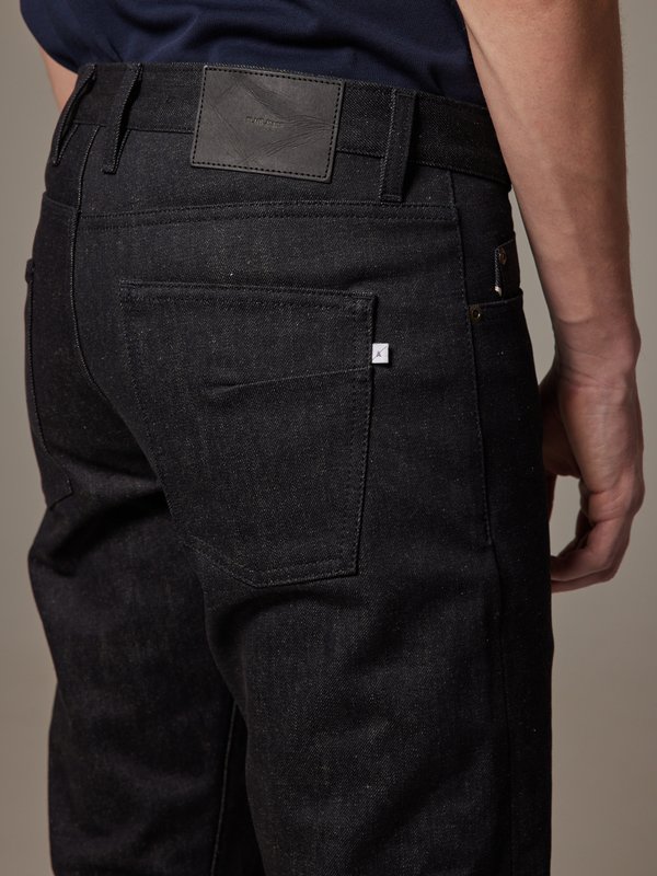 PLNB Jeans M333 Black Dry Hempy Selvedge
