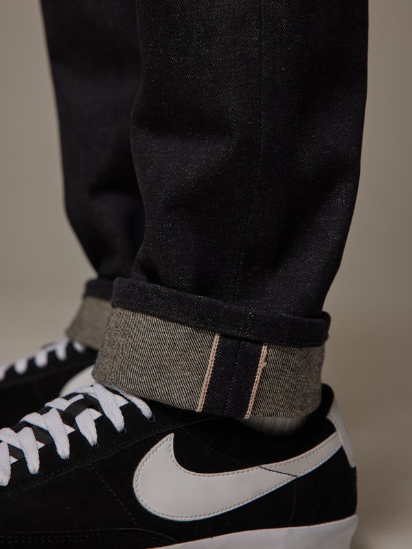 PLNB Jeans M453 Black Dry Hempy Selvedge