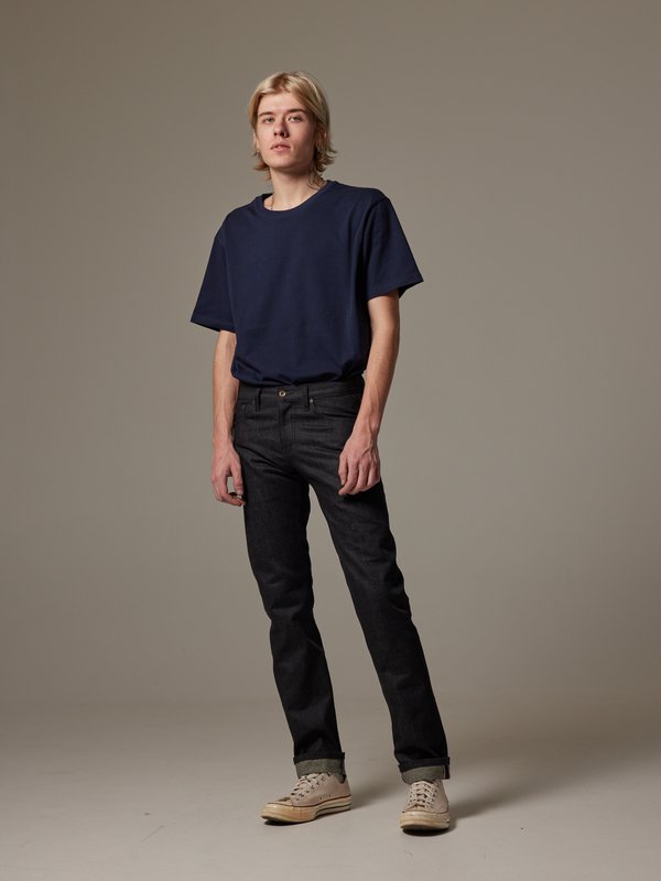 PLNB Jeans M333 Black Dry Hempy Selvedge