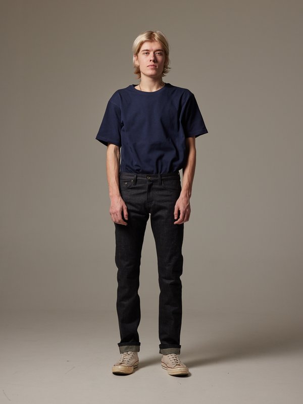 PLNB Jeans M333 Black Dry Hempy Selvedge