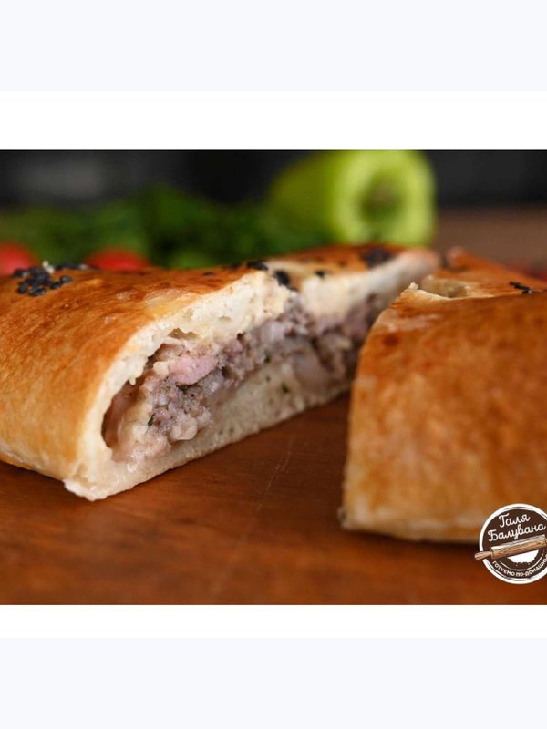 Хачапурі з куркою і яловичиною