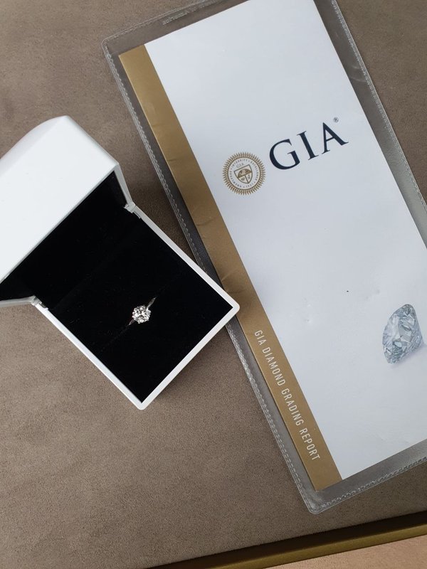 Кольцо с бриллиантом 1.00 Ct