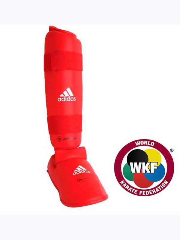 Защита голени и стопы для карате Adidas WKF