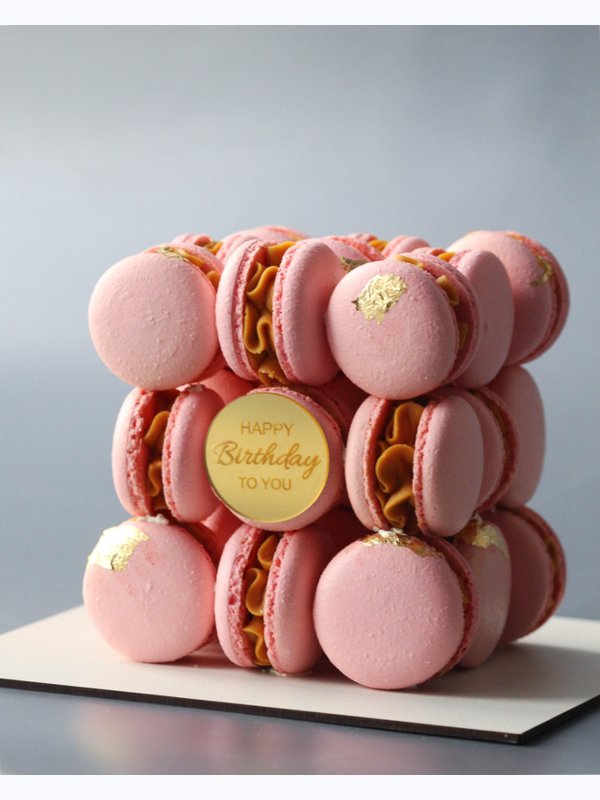 торт-кубик MACARONS