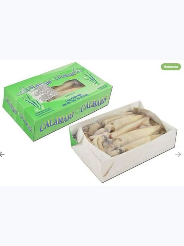 Калифорнийские кальмары, свежемороженые 1 кг