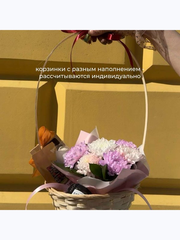 Корзины с разным наполнением