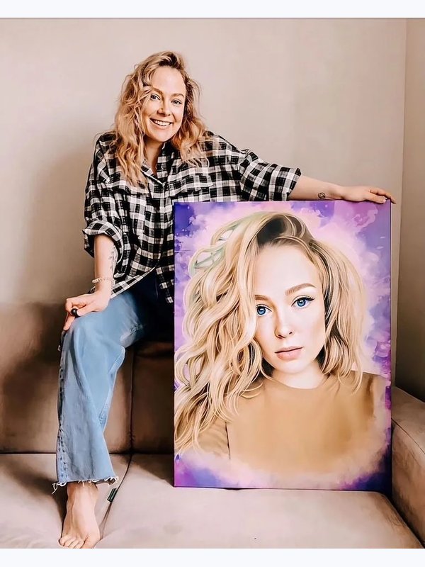 Портрет по фото на ХОЛСТЕ