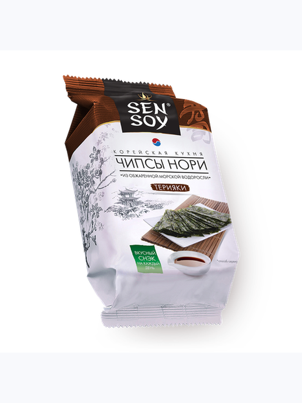 Чипсы нори Sen Soy, 4 г