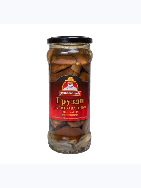 Грибы маринованные, 580 ml
