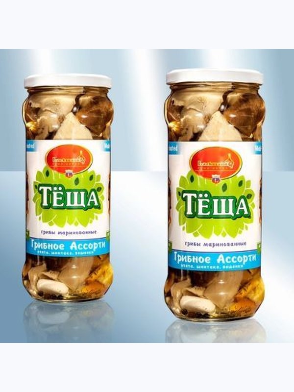 Грибы маринованные, 580 ml